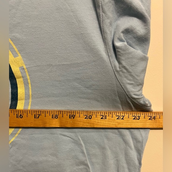 EUC Cremieux Men’s Short Sleeve Crew Neck T-Shirt Solid Blue w/Graphic; Size XL - Picture 7 of 8